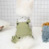 Camisa de Cuadros con Mono para Perritos