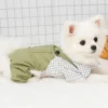 Camisa de Cuadros con Mono para Perritos