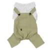 Camisa de Cuadros con Mono para Perritos