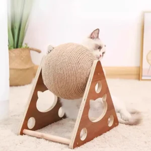 Bola Rascador para Gatos Compacto
