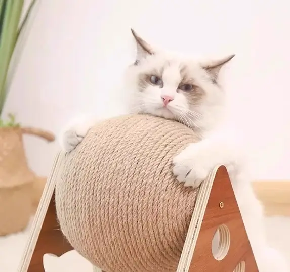 Bola Rascador para Gatos Compacto